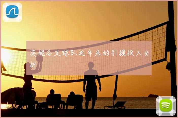 英超各支球队近年来的引援投入分析